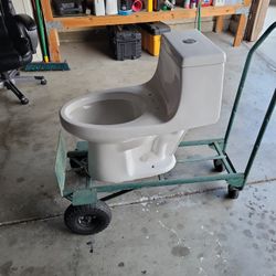 One Piece Totilet Dual  Flush Excellent Condition  Fairly  New,,seat Included 