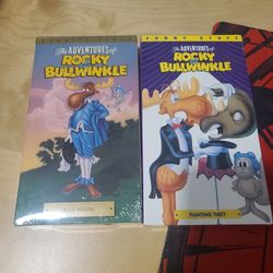 The Adventures Of Rocky And Bullwinkle Vhs Tapes 