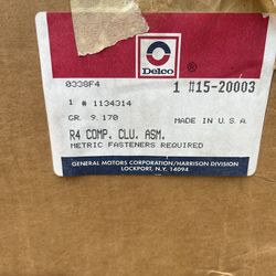 New Factory AC Delco A/C Compressor 86-87 Buick Grand National