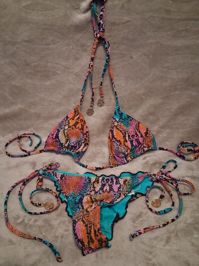 Luli Fama Reversible Bikini Top&Bottom