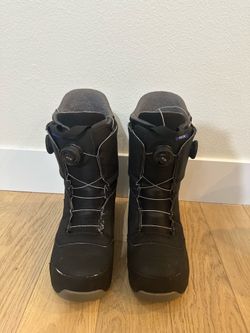 Burton Ruler Double BOA Snowboard Boots - Black - Mens Size US 12