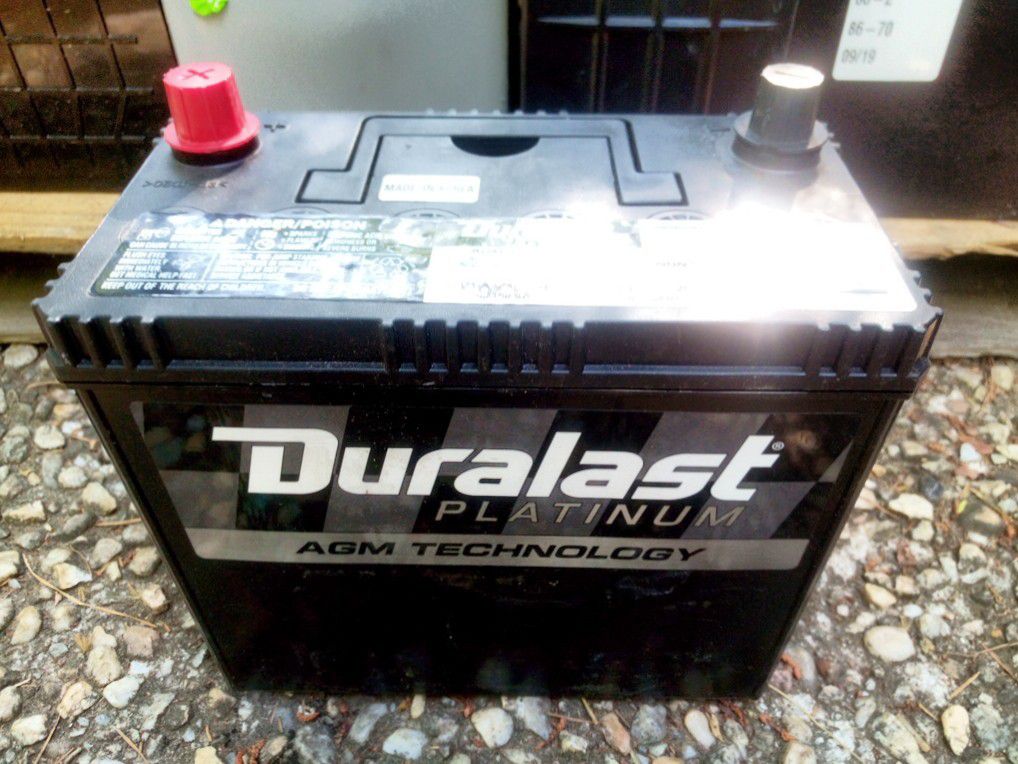 Duralast Platinum AGM Group 51R car truck battery perfect condition