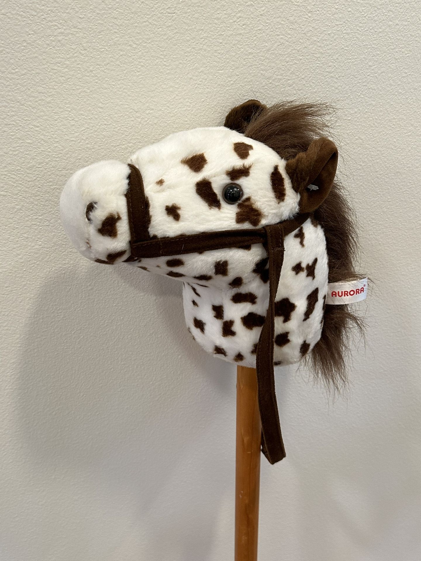 37" Plush Pony Toy Giddy Up Stick Horse Sound Aurora