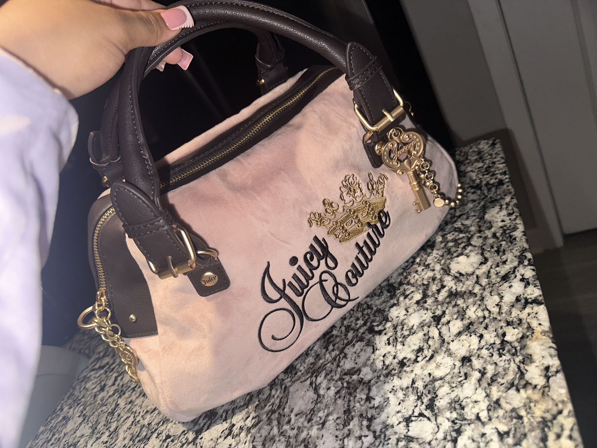 Juicy Couture Pink & Brown Limited Edition Bag 