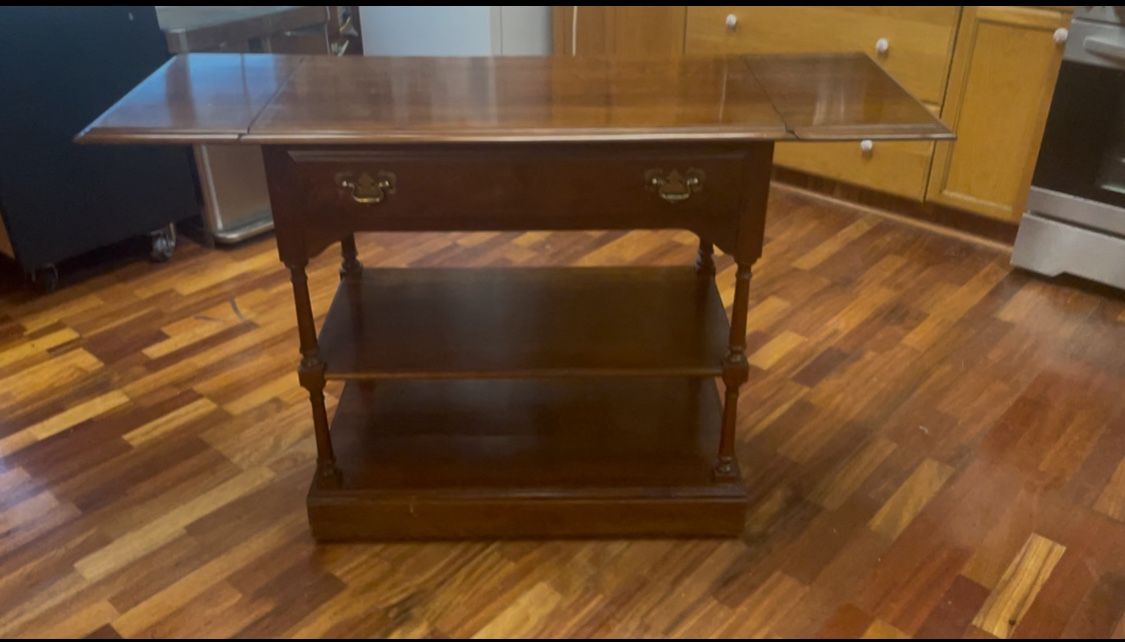 Vintage Rolling Serving Cart