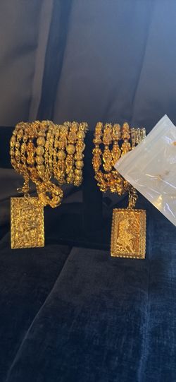 24k gold dipped jewelry+moissanite earrings