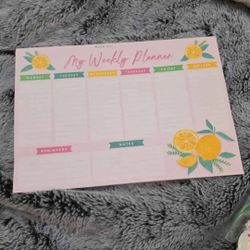 Weekly planner Notes