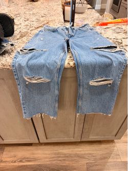 Zara ripped jeans size 6