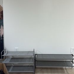 3 Different Shoe Racks 