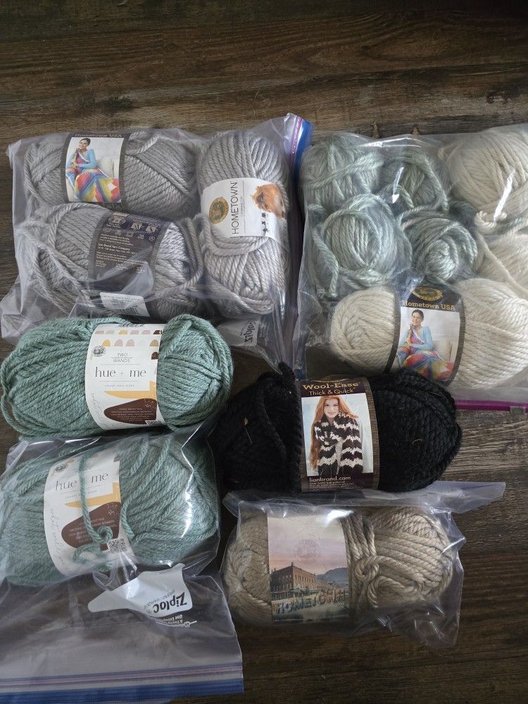 Chunky Yarn Lot