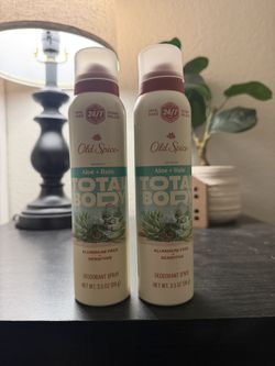 Old Spice Whole Body Deodorant Spray for Men, Aluminum Free, Aloe + Rain Scent, 24/7 Odor Protection, 24/7 Lasting Freshness, Dermatologist Tested, Ge