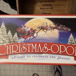Christmas -opoly Board Game 