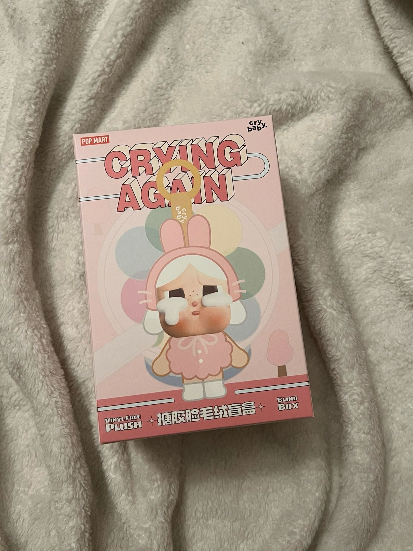 Crying Again Cry Baby Vinyl Face Plush Pop Mart