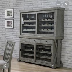 Brand New ECI Graystone Wine Buffet Base Solid wood - $1,200 Retail (In Box)