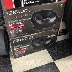 Kenwood Excelon 12 Inch Subwoofer On Sale Today! 