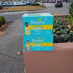 👶 Pampers Diapers Bundle - NEW! 👶 $45.00 OBO