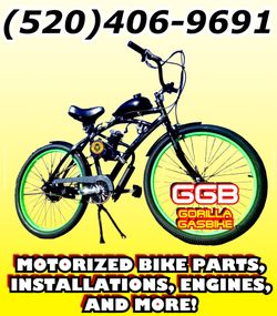 NEW MOTORIZED BIKE PARTS, INSTALLATIONS, ENGINES, BICYCLES AND MORE GALORE!