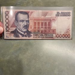 A-Type Demonitized Series T $100k Banknote