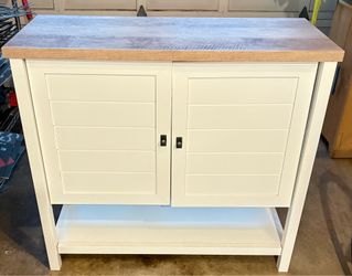 White wooden Cabinet Ikea