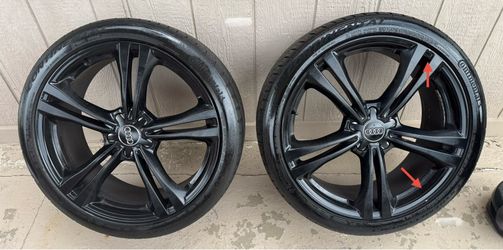 AUDI 20’ OEM FACTORY GENUINE BLACK RIMS