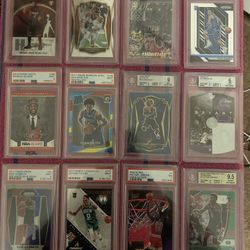 BASKETBALL CARD LOT 34 SLABS 