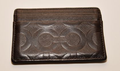 Coach cardholder used