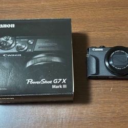 Canon PowerShot G7x Mark III