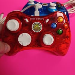 Xbox 360 Rock Candy Controllers Times Two Wireless And Wired! Beautiful Controllers Clean Tested Working Perfect