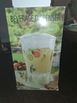 CreativeWare Acrylic Beverage Dispenser