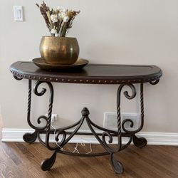 Console Table, two Side Tables And A Beautiful Mirror 