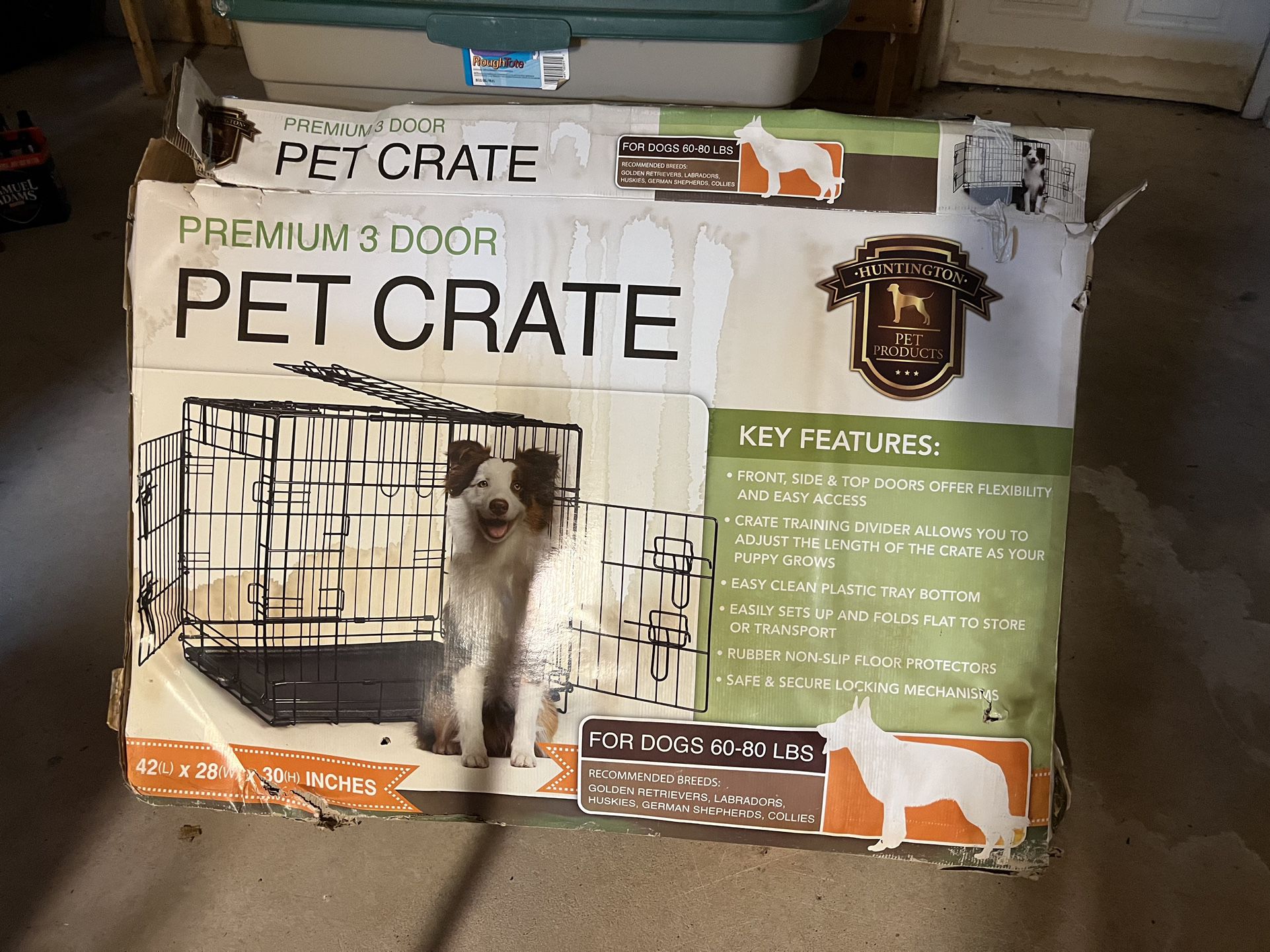 Dog Crate And Scooper 