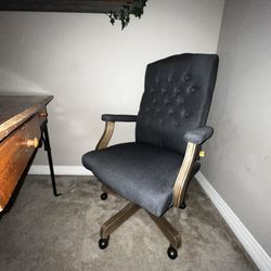 Desk chair And Iron Desk