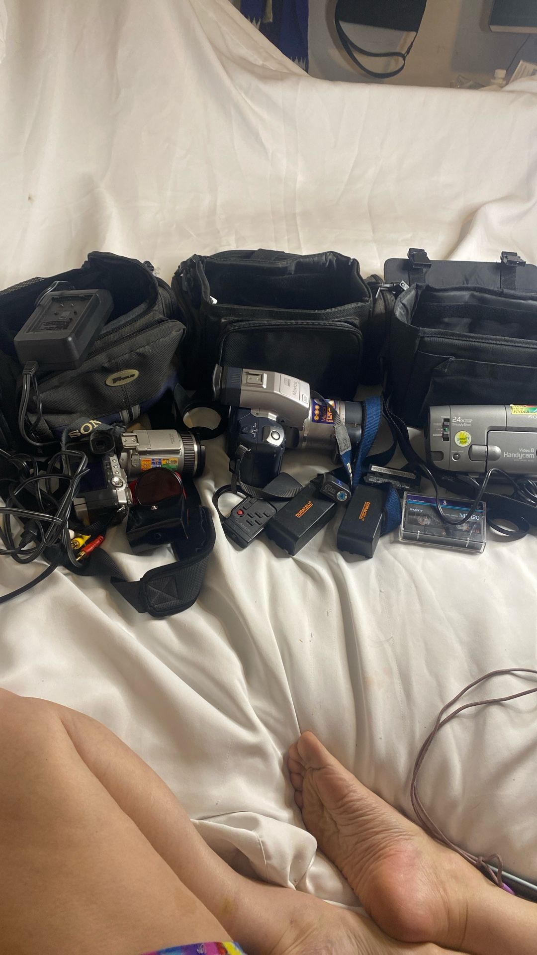 Lot Of  3 Cam Video Recordes