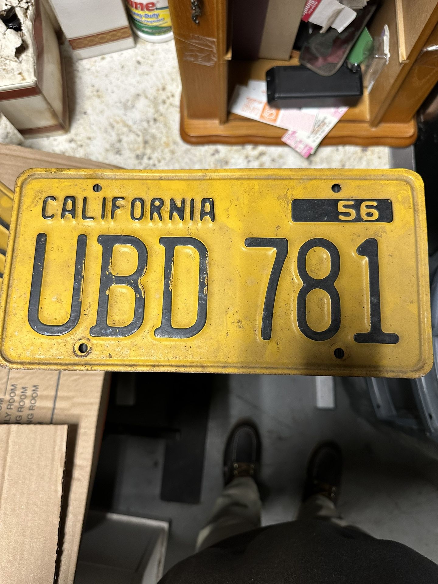 1956 California License Plates