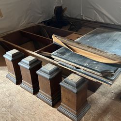  Antique Brunswick-Balke-Collender Pool Table - Good Condition