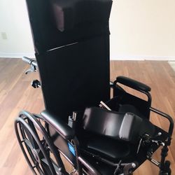 Brand New Medline Reclining Manual Wheelchair