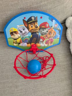 Paw Patrol basketball hoop