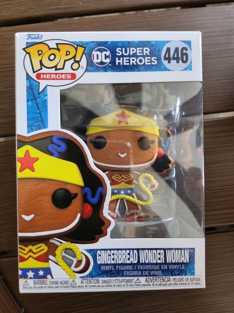 Funko Pop DC Super Heroes Gingerbread Wonder Woman #446