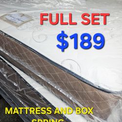 Orthopedic  !!! Full Set $189 >> Mattress And Box Spring
