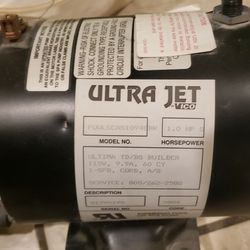 alternating current (AC) motor for a whirlpool pump