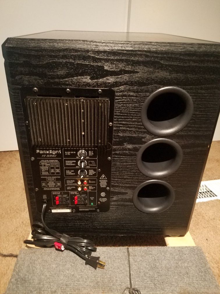 PARADIGM PS 1200 12 INCH SUBWOOFER Sale in Portland, OR - OfferUp