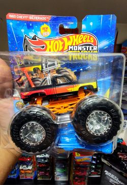 Hot Wheels 83 Chevy Silverado Monster Truck 🔥
