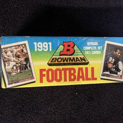 1991 Bowman Factory Sealed Football Card Set