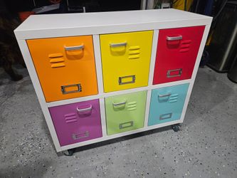 Metal kids cabinet locker