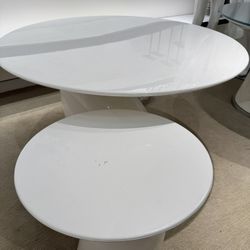 Modern sculptural nesting pedestal tables (tulip style) SAKS 5th Ave 230 Walt Whitman Rd Huntington Station NY 11746