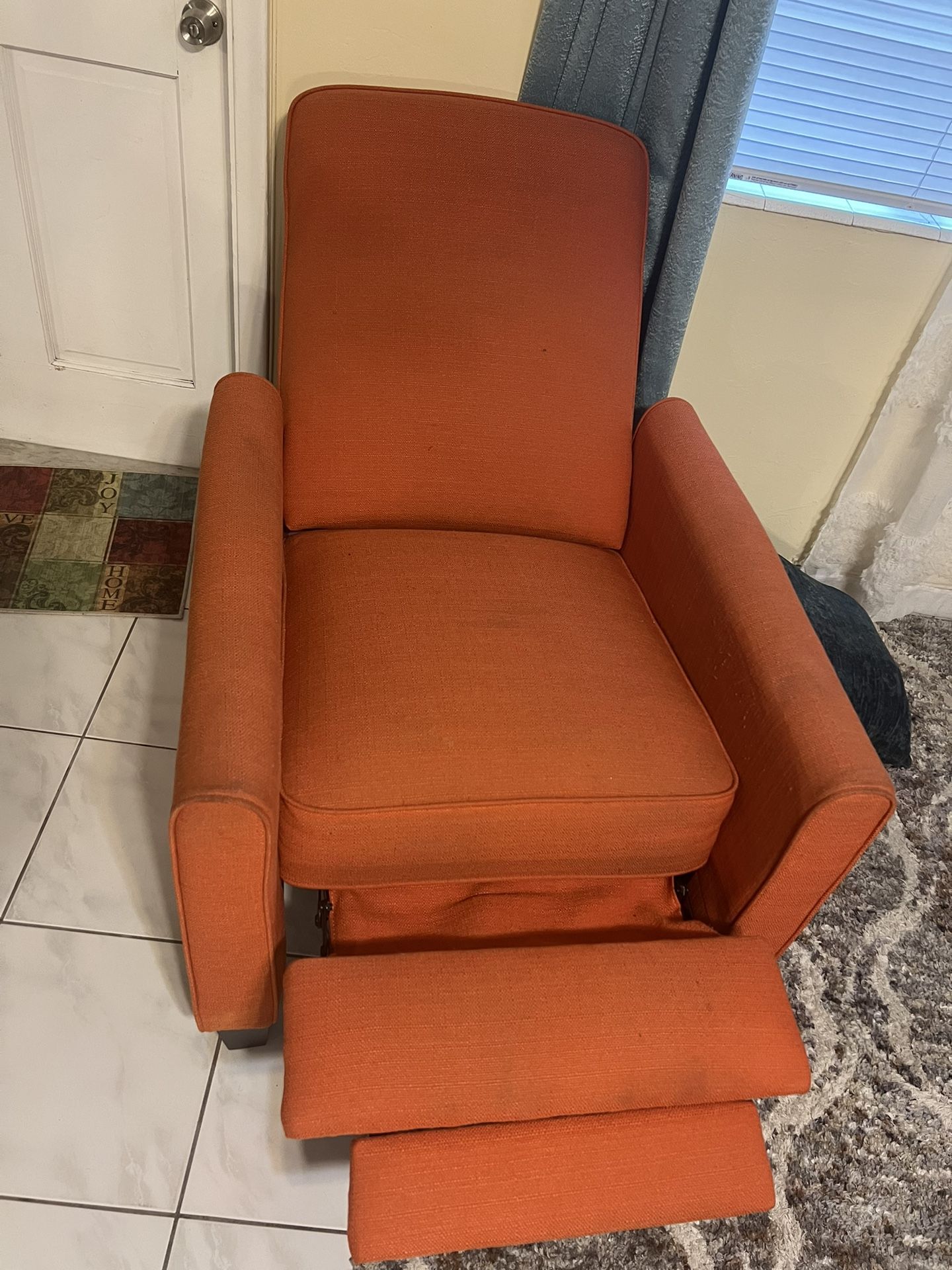 Orange Recliner