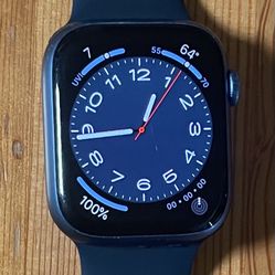 Apple Watch Series 7 - 45mm - Blue Aluminum - Abyss Blue Sport Band