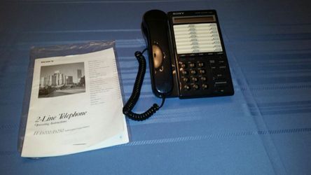 Sony 2 line telephone