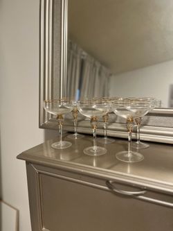 Bar cabinet and mirror