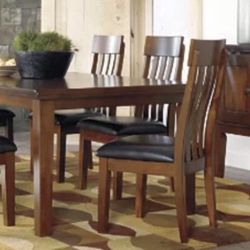 Ralene Extendable Dining Table W/Dining Server